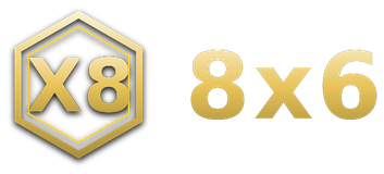 8x6 logo